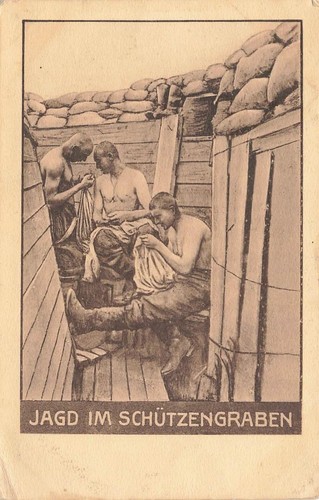 Cartolina ww1 caccia - ww1, in