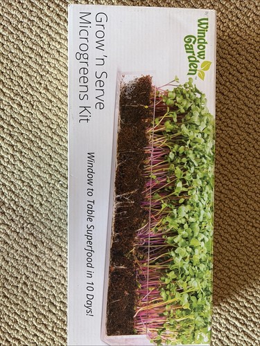 Window garden microgreens kit - microgreens,