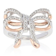 Nuovo .20ctw Diamante Anello