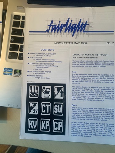 Depliant fairlight - n.,