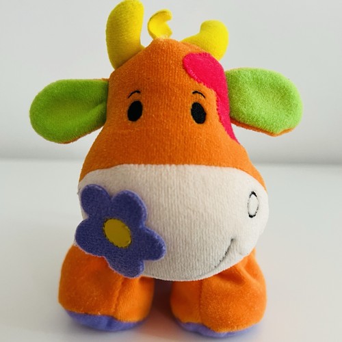 Peluche mucca arancione