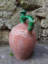 Brocca Antica Terracotta con motivi decorativi semplici 