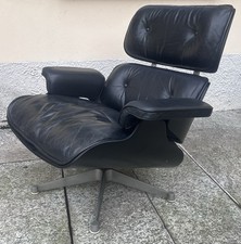 POLTRONA LOUNGE CHAIR + POUF CHARLES EAMES, ANNI ‘70, ICF dePADOVA