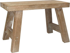 Piccola Panca Decorativa Rustica in Legno