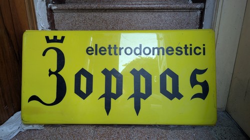 Insegna vintage zoppas - insegna,