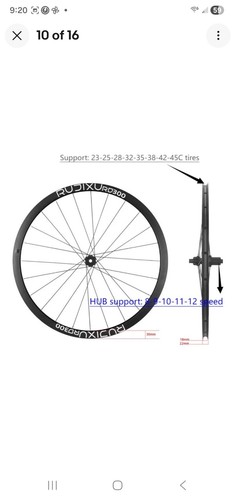 Ruota bici con sistema