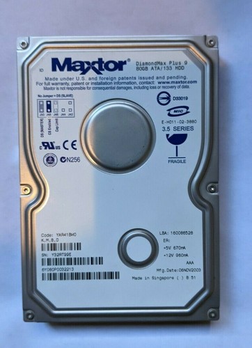 Maxtor diamondmax plus - diamondmax, 9