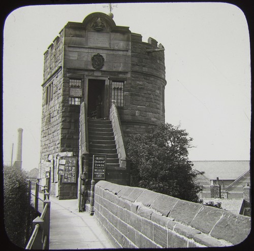 Glass magic lantern slide - magic,