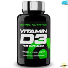 Scitec Nutrition D3 250 cps. Integratore di Vitamina D3 in capsule