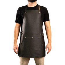 Grembiule Pelle Uomo Bbq