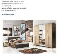 camera da letto matrimoniale completa