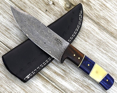 Coltello damascato full - , tang