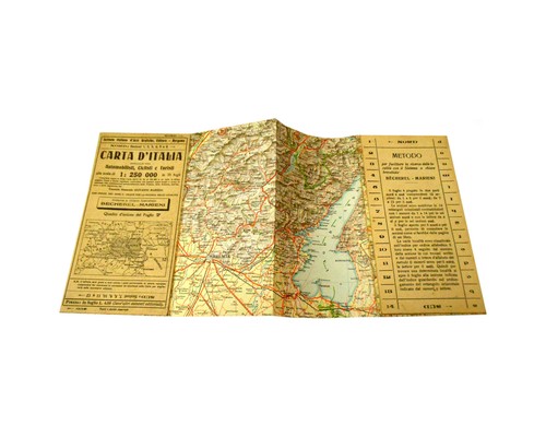 Carta italia becherel - carta, d'italia