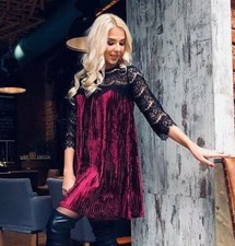 Mini Abito Vestito Corto Donna