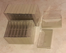 LOTTO 20 CUSTODIE Beige  anni 80   per Audiocassette Musicassette