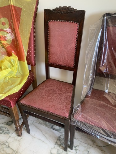 Sedia imbottita tappezzata - tappezzata, in