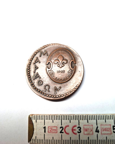 Moneta commemorativa scout - commemorativa,