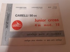 Garelli Junior Cross catalogo parti di ricambio 1972