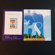 ITALIA REPUBBLICA 2006/ FOGLIETTO AZZURRO DICIOTTENNI, INTEGRO MNH**