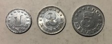 Jugoslavia 1 Dinar 2 5 10