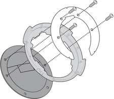 Flangia Tanklock Givi per BMW