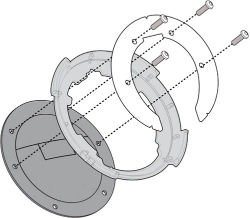Flangia tanklock givi per bmw - flangia,