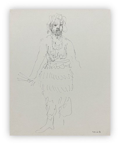 Tono zancanaro disegno - tono, 1976