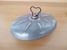 Boule scaldaletto borsa acqua calda vintage in ferro da collezione
