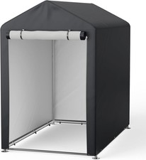 Grande Capanno Portabici 8x8ft Impermeabile Tenda da Esterno Garage Rifugio Moto