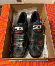 SIDI Genius 5-Pro Road Cycling Shoes Black EUR 43 US 9 CM 26.5 New in Box