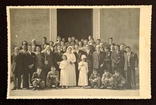 ⭐ FOTO STORICA MATRIMONIO MEMI e ADA BATTISTUZZI ORSAGO 1950 ⭐ 17 x 11 ⭐