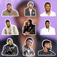 Usher Stickers - Adesivi in