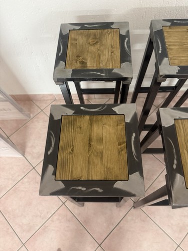 Sgabelli ferro stile - sgabelli,