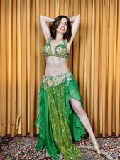 Belly Dance Egyptian Costume, Costume professionale egiziano Danza del Ventre