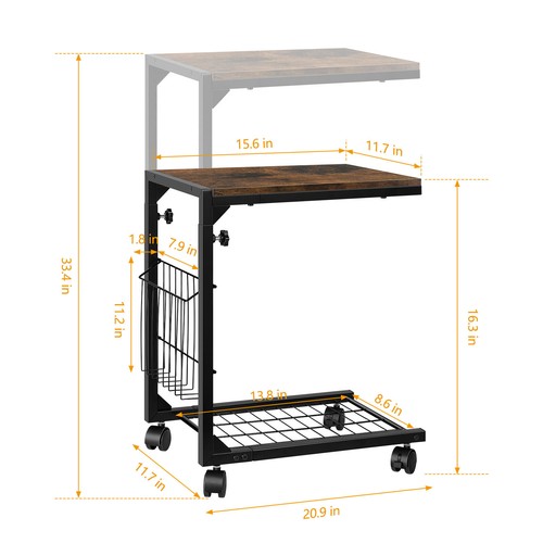 Tavolino laterale forma - laterale, c