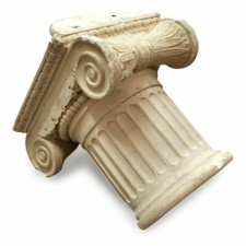 Capitello Romano in Travertino Antique Vintage Travertine Classic Capital H45cm
