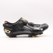 Scarpe da ciclismo su strada Sidi Wire Carbon da uomo taglia EU 40, nero lucido/grigio,
