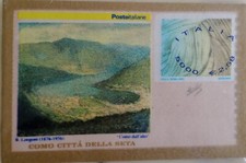 VARIETA' FRANCOBUSTA COMO CITTA' DELLA SETA CERTIFICATA G.BIONDI