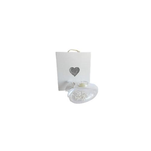 Portacandela forma cuore - forma,