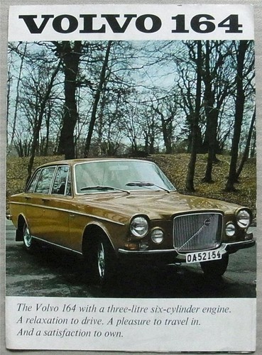 Volvo 164 brochure vendita - volvo,