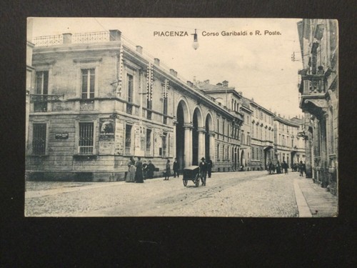 Antica cartolina piacenza - antica,