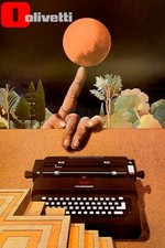 Poster Manifesto Locandina Pubblicità Ufficio Stampa Vintage Olivetti Torino