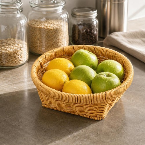 Cesto rattan naturale - cesto,