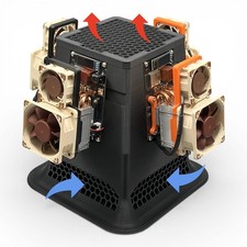Case bitaxe quad tower - bitaxe, ct4