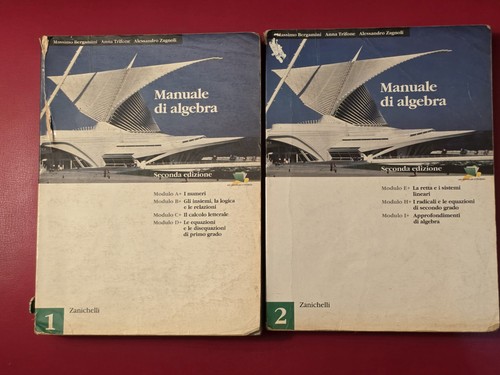 Manuale algebra 2 - algebra, 1+2