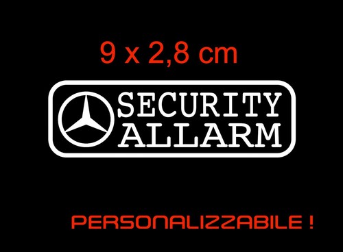Adesivi security allarm - 4,