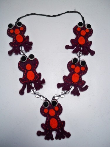 Collana lana cotta lunga - cotta,
