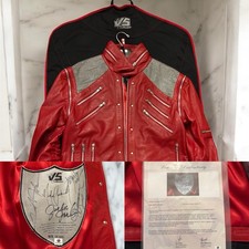 Rara replica giacca J5 Collection Michael Jackson 'Beat It' firmata Jacksons!
