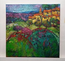 Quadro Paesaggio Olio Tela Cm30x30