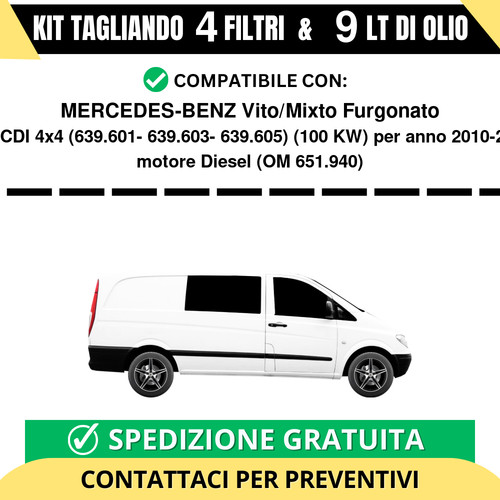 Tagliando per mercedes benz - per, mercedes-benz